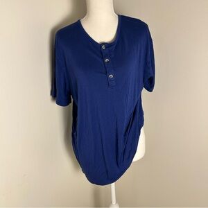 Kate Quinn Deep Blue Short Sleeve Tee